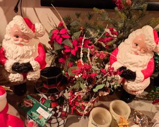 Ceramic Santas
