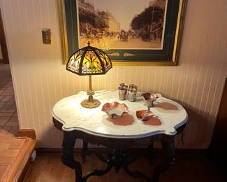 Large antique MT table