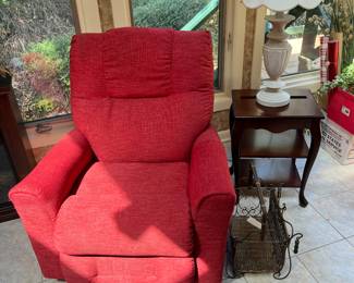 Nice red recliner