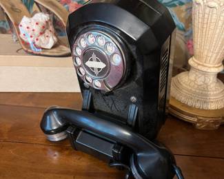 Antique working wall phone