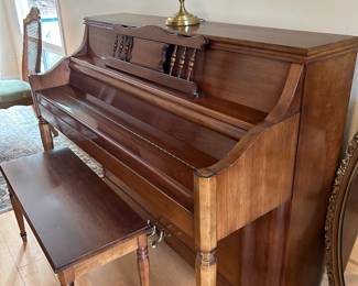 Walter Upwrite walnut piano. Great condition 504138. $1700. Taking all offers. 