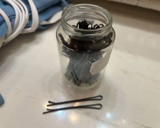 Jar of Bobby pins