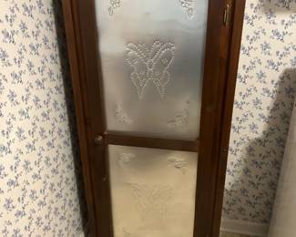 Pressed tin cabinet