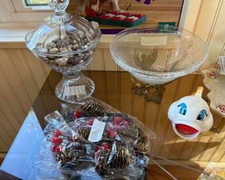 Miscellaneous items on back porch