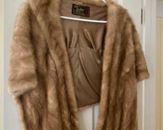 Mink cape