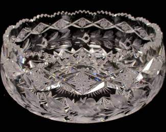 10-" CUT GLASS BOWL