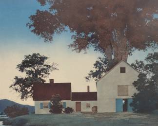 MAXFIELD PARRISH TWILIGHT PRINT