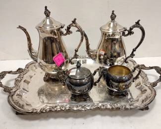 ROGERS SILVER PLATRED TEA SERVICE