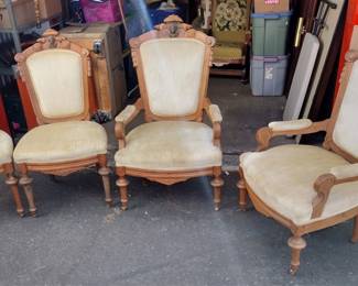 SET OF VICTORIAN CHAIRS