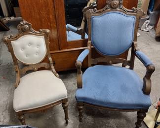 PAIR OF VICTORIAN CHAIRS