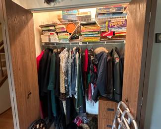 Games, coats, clothes