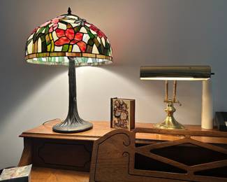 Tiffany-style lamp