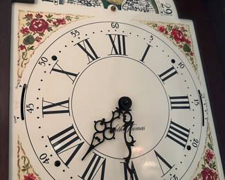 1976 Seth Thomas Grandfather Clock Mahogany BIN $300 