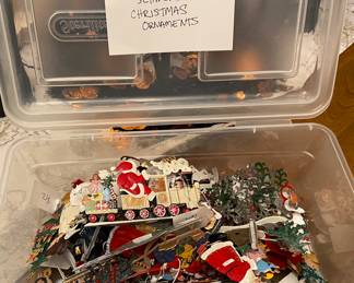 Wilhelm Schweitzer pewter Christmas ornaments 