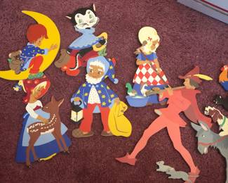Wooden Fairytale art pieces- made in Germany