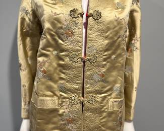 Stunning All Silk Reversable Asian Jacket