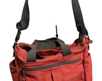 Duluth Trading Co. Canvas Cross Body Travel Messenger Style Shoulder Bag