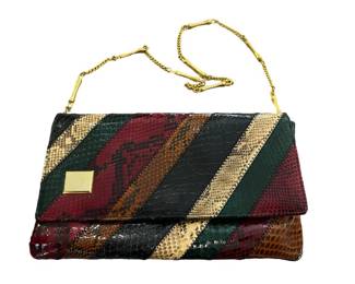 New Old Stock Susan Gail Snake Skin Bag