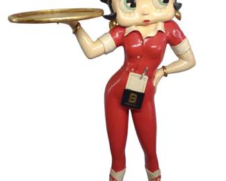 Life Size Betty Boop Waitress Statue (65" tall)