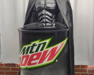 Batman Mountain Dew Store Display Cooler 64" tall