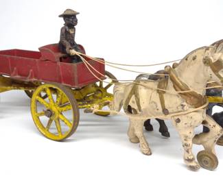 Kenton Horse Drawn Cast Iron Farm Wagon
