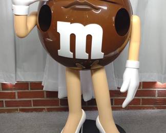 M&M Ms. Brown Store Display Candy Holder