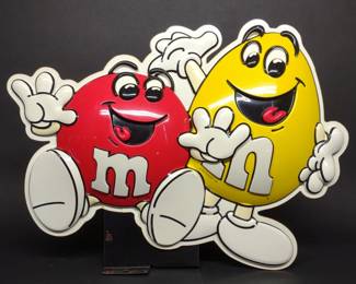 M&M's Double Sided Advertising Sign