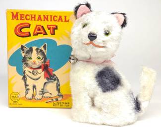 Linemar Wind-Up Cat Toy w/ Box