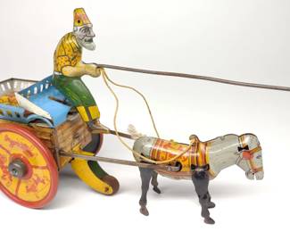 Strauss Jenny The Balking Mule Tin Wind-Up Toy