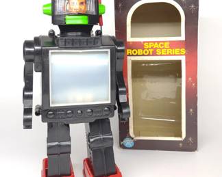 Space Explorer Battery Op. Robot #108 w/ Box