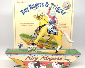 Roy Rogers & Trigger Wind-Up Schylling Modern Toy