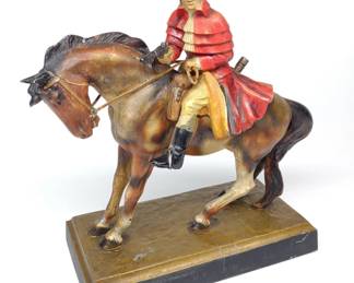 Art Deco Cigar Striker Lighter of Highwayman