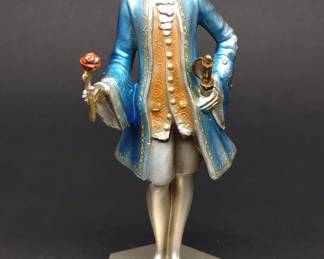 Figural Cigar Striker Lighter of Courtier