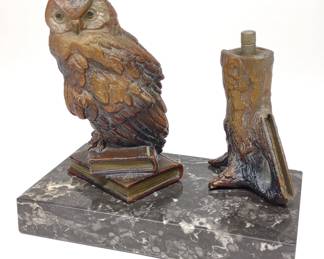 Antique Owl Striker Lighter (After F. Bergmann)