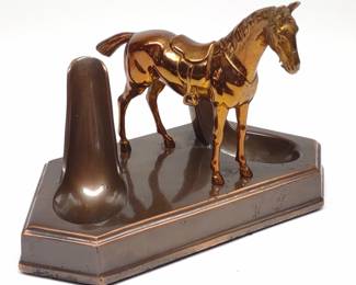 Vintage Ronson Figural Horse Pipe Holder / Stand