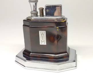 Ronson Touch Tip Octette Table Lighter (Tortoise)