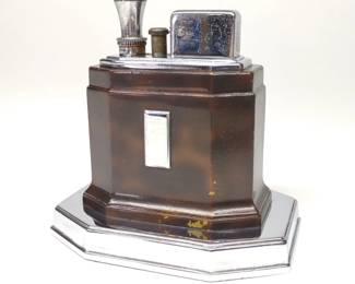 Ronson Touch Tip Octette Table Lighter (Tortoise)