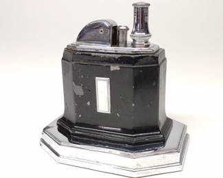 Ronson Touch Tip Octette Table Lighter (Black)