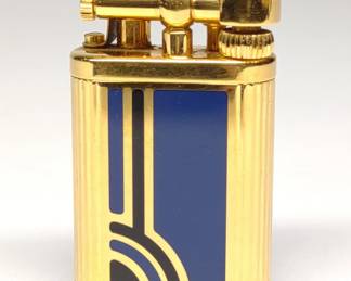 Dunhill Enamel Gold Plated Unique Lighter
