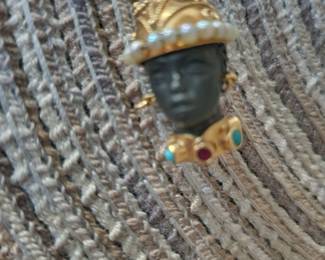 Blackamoore 18k pendant