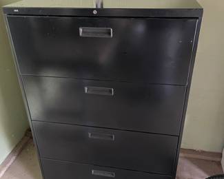 4-drawer metal filing cabinet 
