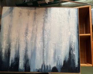 Large modern abstract painting 