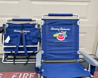 Tommy Bahama lightweight foldable beach chairs