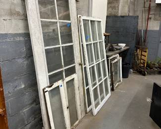 Antique windows and doors 