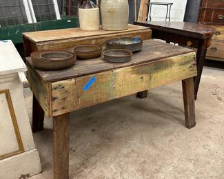 Antique work table 