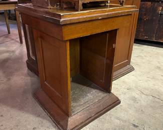 Selection of wooden pedestals