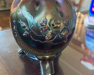 Northwood carnival glass - amethyst 