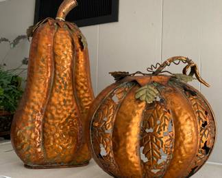 Metal pumpkins