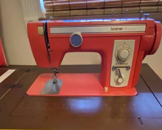 Vintage Watermelon Brothers sewing machine