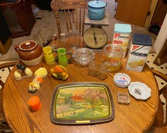 Vintage kitchen items